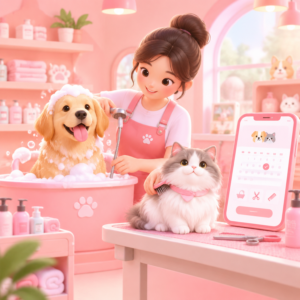 宠物洗澡美容预约系统